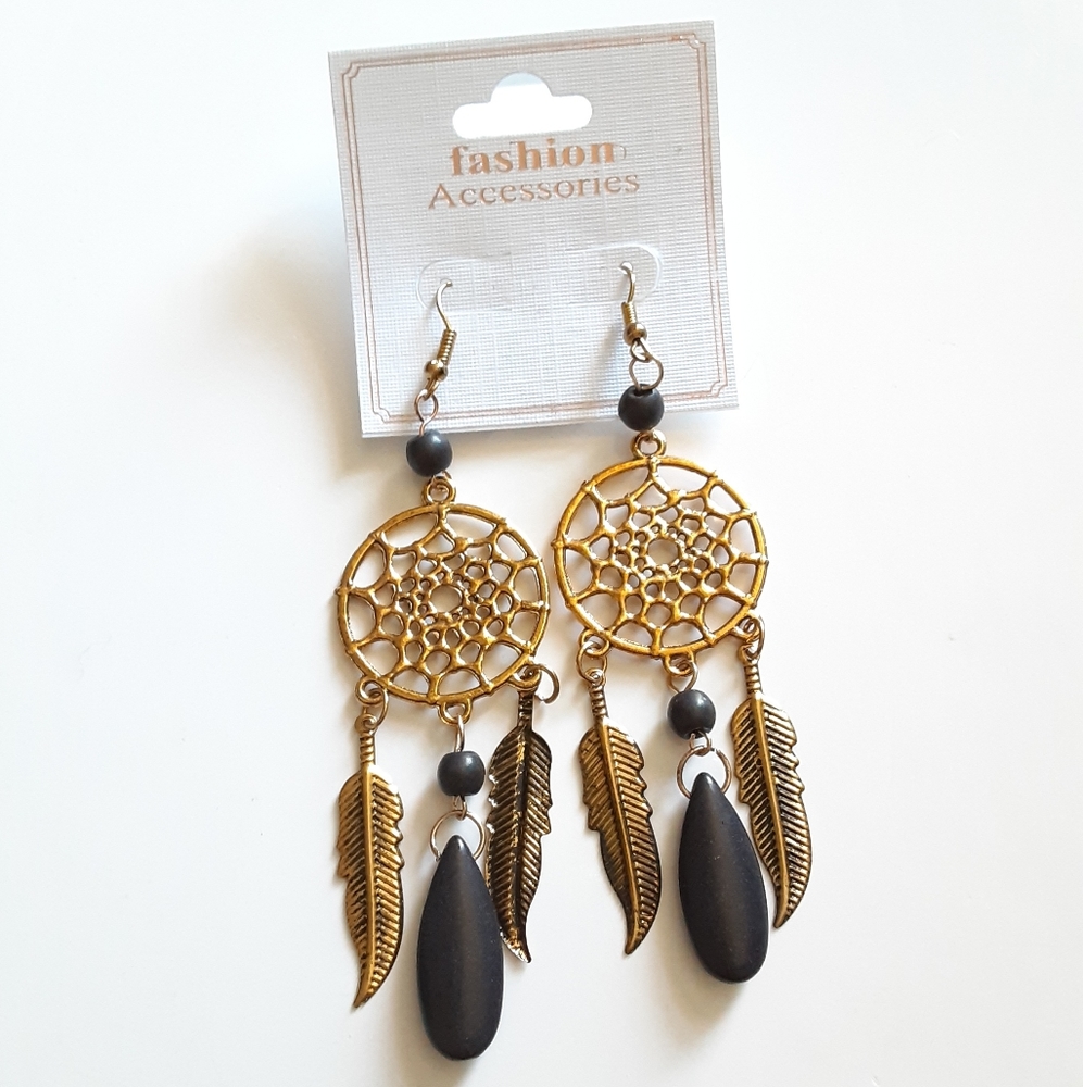 Fashion Accessories Dream Catcher Dangle Earrings